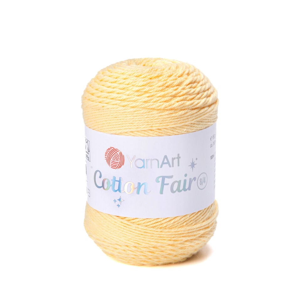 YARNART COTTON FAIR 8/4 - ÖRGÜ İPİ SARI - 5505