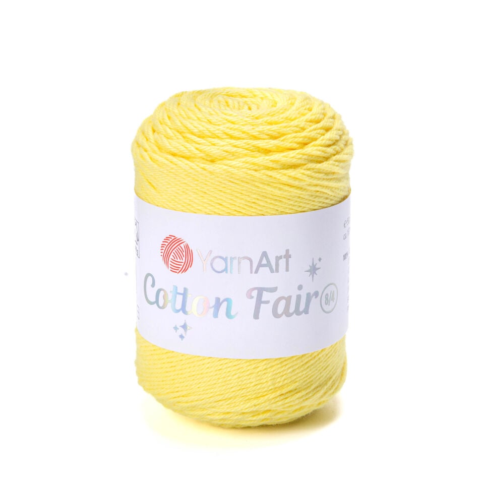 YARNART COTTON FAIR 8/4 - ÖRGÜ İPİ SARI - 5506