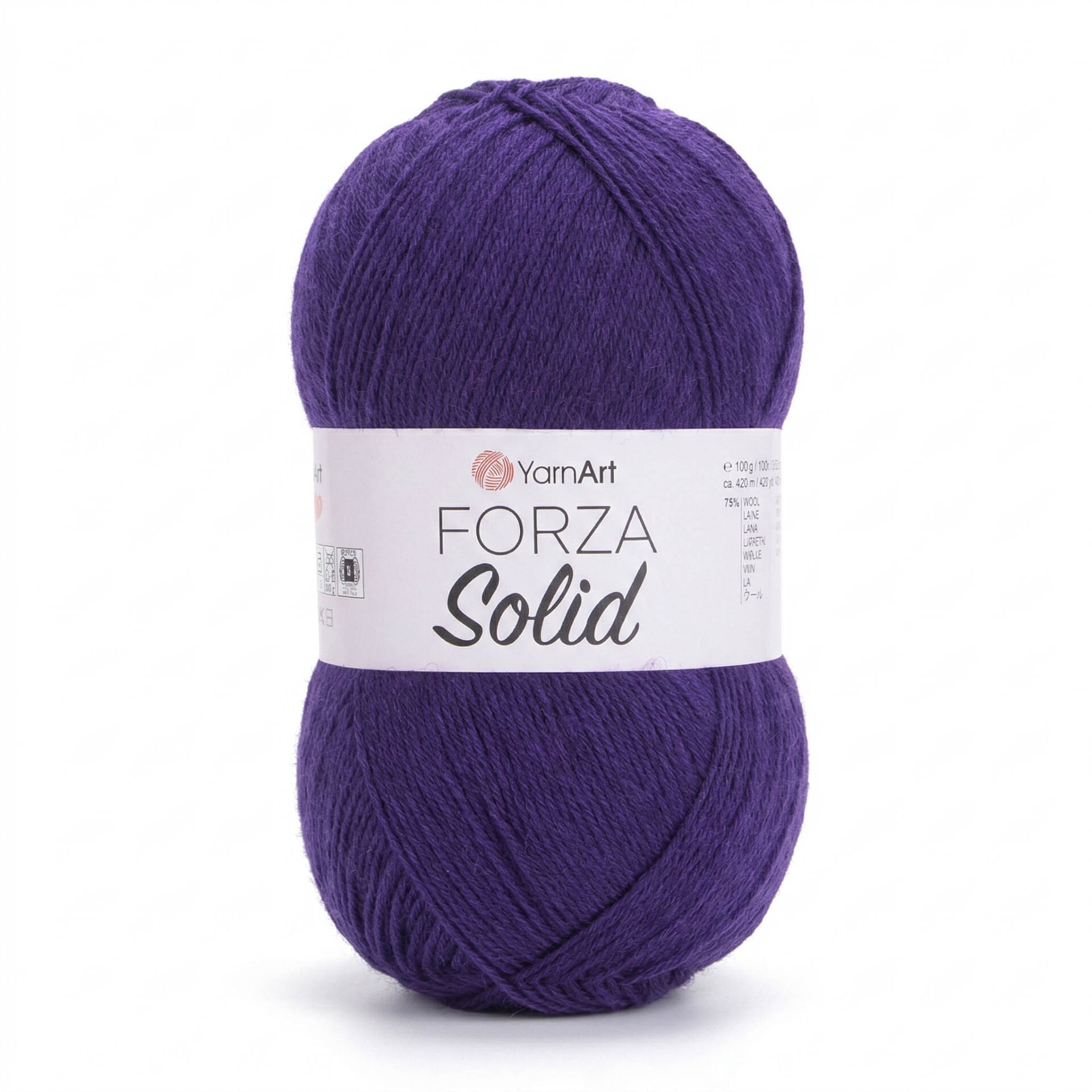 YARNART FORZA SOLID - EL ÖRGÜ İPİ MOR - 4622