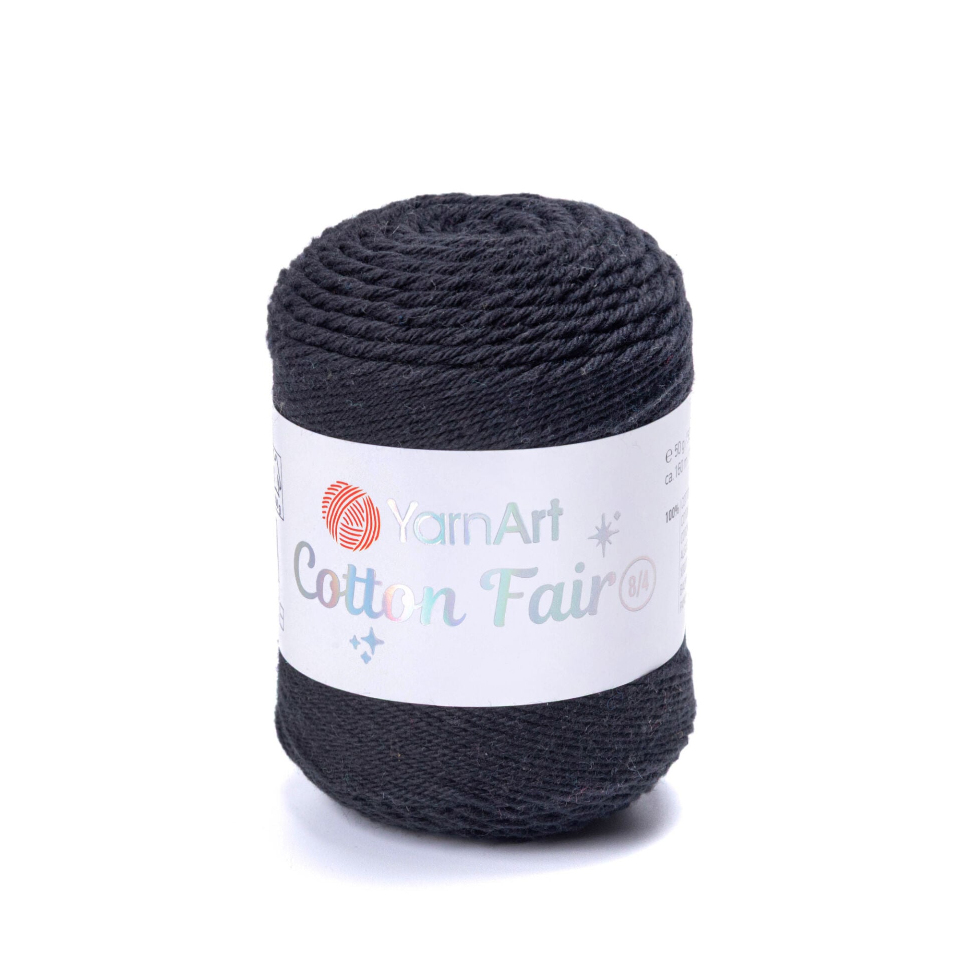 YARNART COTTON FAIR 8/4 - ÖRGÜ İPİ SİYAH - 5594