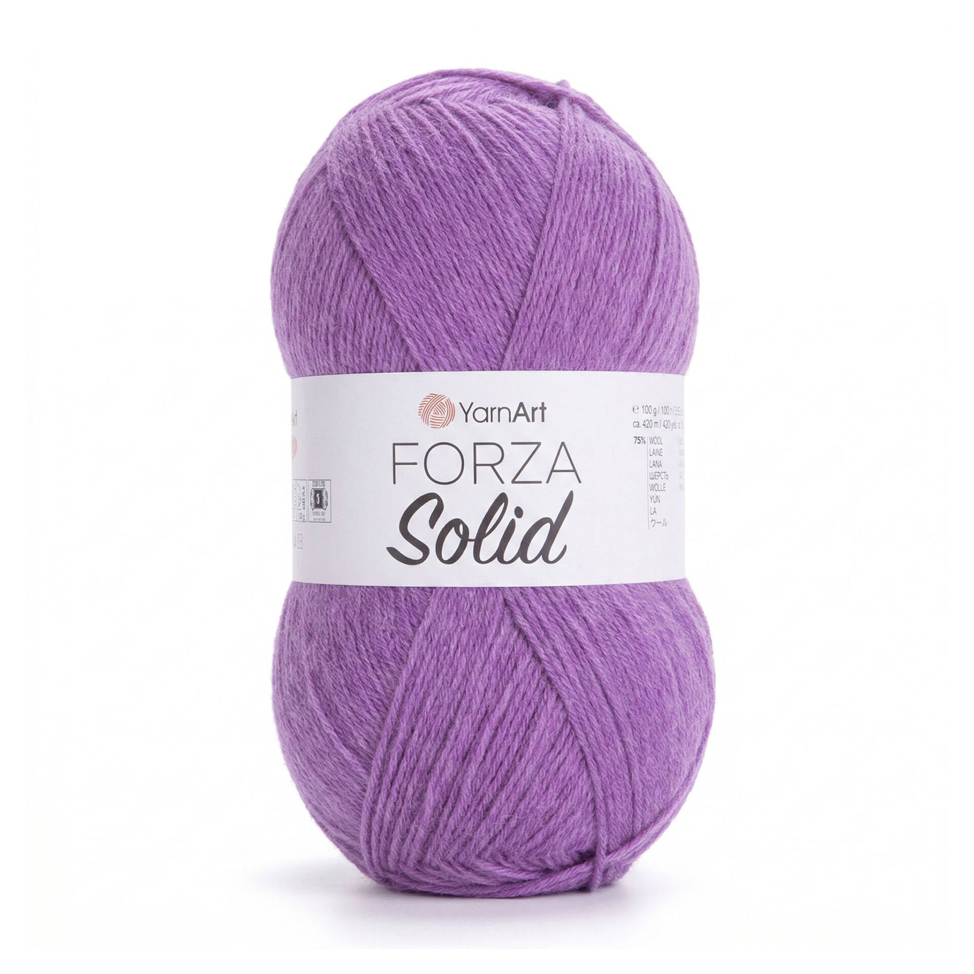 YARNART FORZA SOLID - EL ÖRGÜ İPİ MOR - 4640