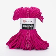 YARNART MACRAME BRAIDED - MAKROME EL ÖRGÜ İPİ FUŞYA - 771