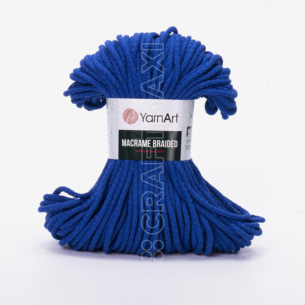 YARNART MACRAME BRAIDED - MAKROME EL ÖRGÜ İPİ KOYU MAVİ - 772