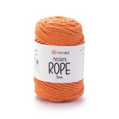 YARNART MACRAME ROPE 3 MM - MAKROME EL ÖRGÜ İPİ AÇIK TURUNCU - 770