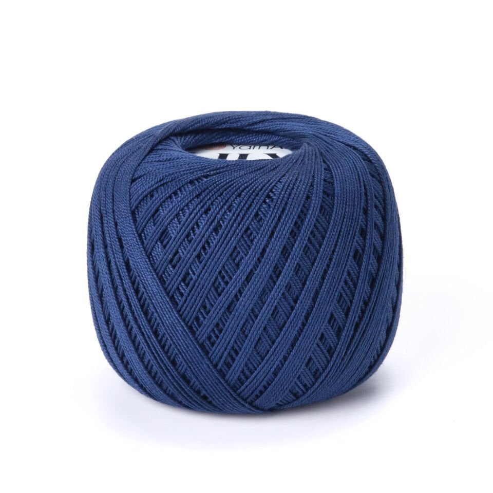 YARNART LILY - MERSERİZE DANTEL İPİ LACİVERT - 0066