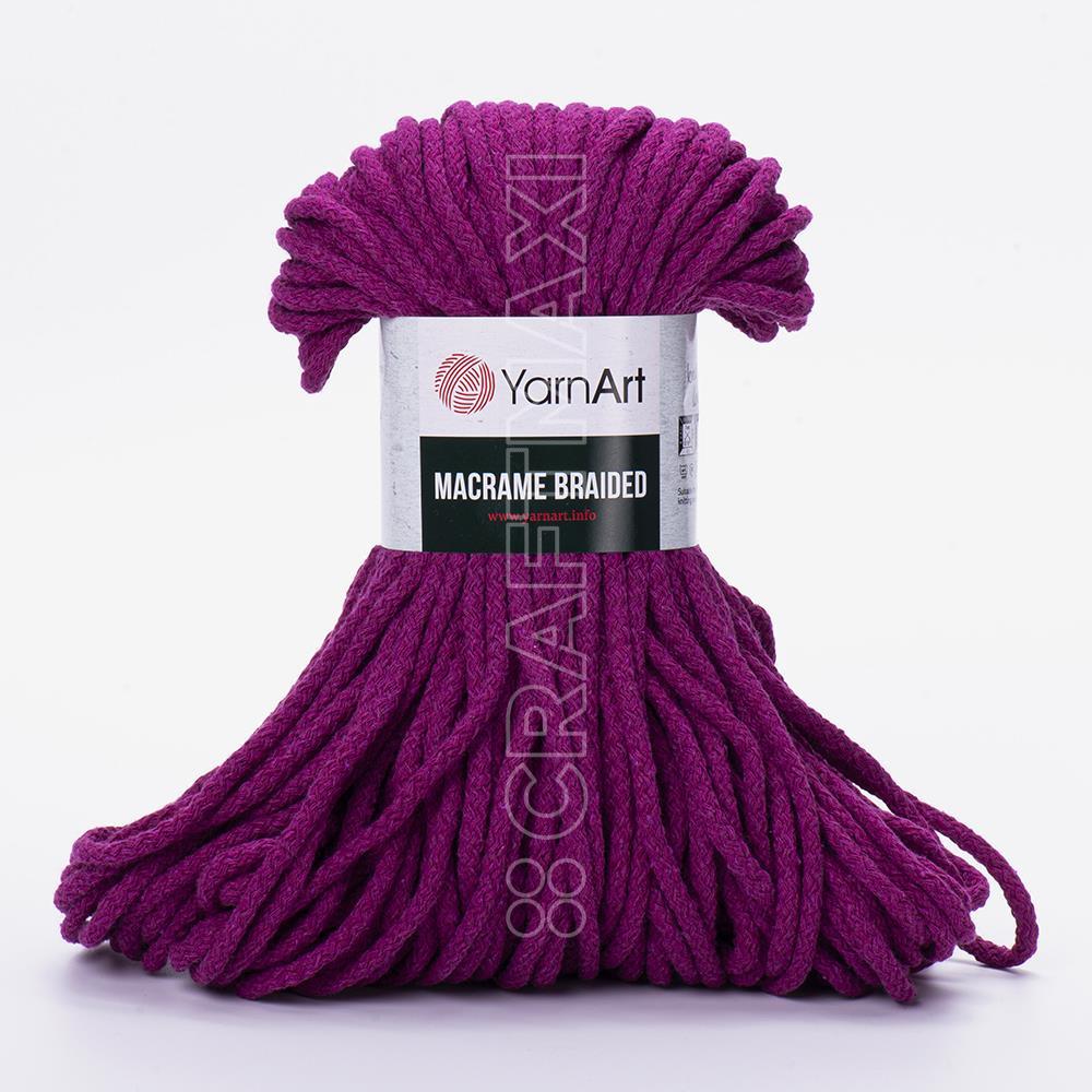 YARNART MACRAME BRAIDED - MAKROME EL ÖRGÜ İPİ MÜRDÜM - 777