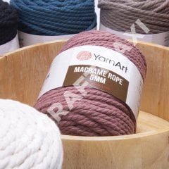 YARNART MACRAME ROPE 5 MM - MAKROME EL ÖRGÜ İPİ