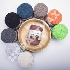 YARNART MACRAME ROPE 5 MM - MAKROME EL ÖRGÜ İPİ MİNT YEŞİLİ - 775