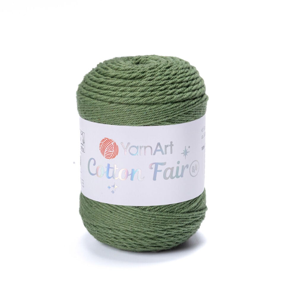 YARNART COTTON FAIR 8/4 - ÖRGÜ İPİ YEŞİL - 5553