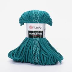 YARNART MACRAME BRAIDED - MAKROME EL ÖRGÜ İPİ PETROL YEŞİLİ - 783