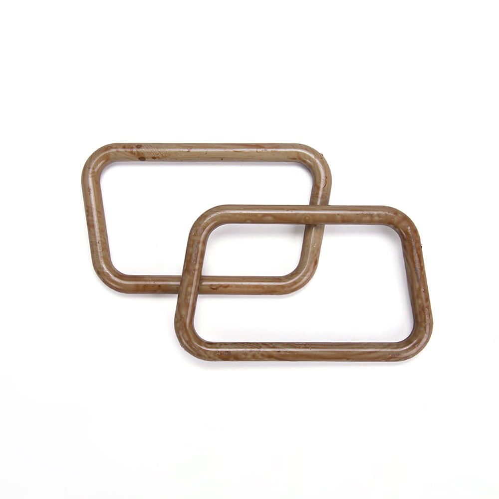 DİKDÖRTGEN SİLİNDİR ÇANTA SAPI 2 ADET KAHVERENGİ