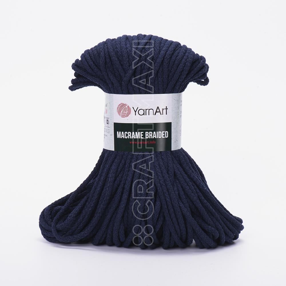 YARNART MACRAME BRAIDED - MAKROME EL ÖRGÜ İPİ LACİVERT - 784