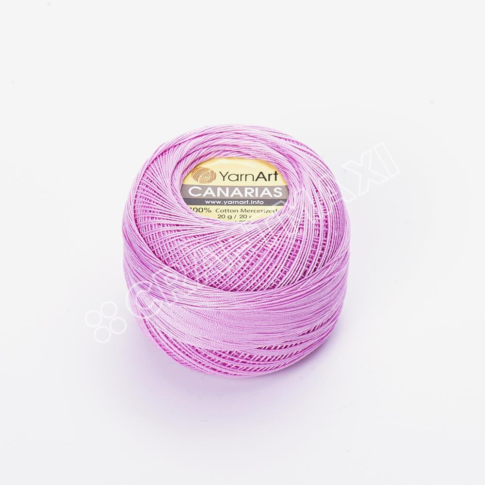 YARNART CANARIAS - MERSERİZE DANTEL İPİ PEMBE - 6319