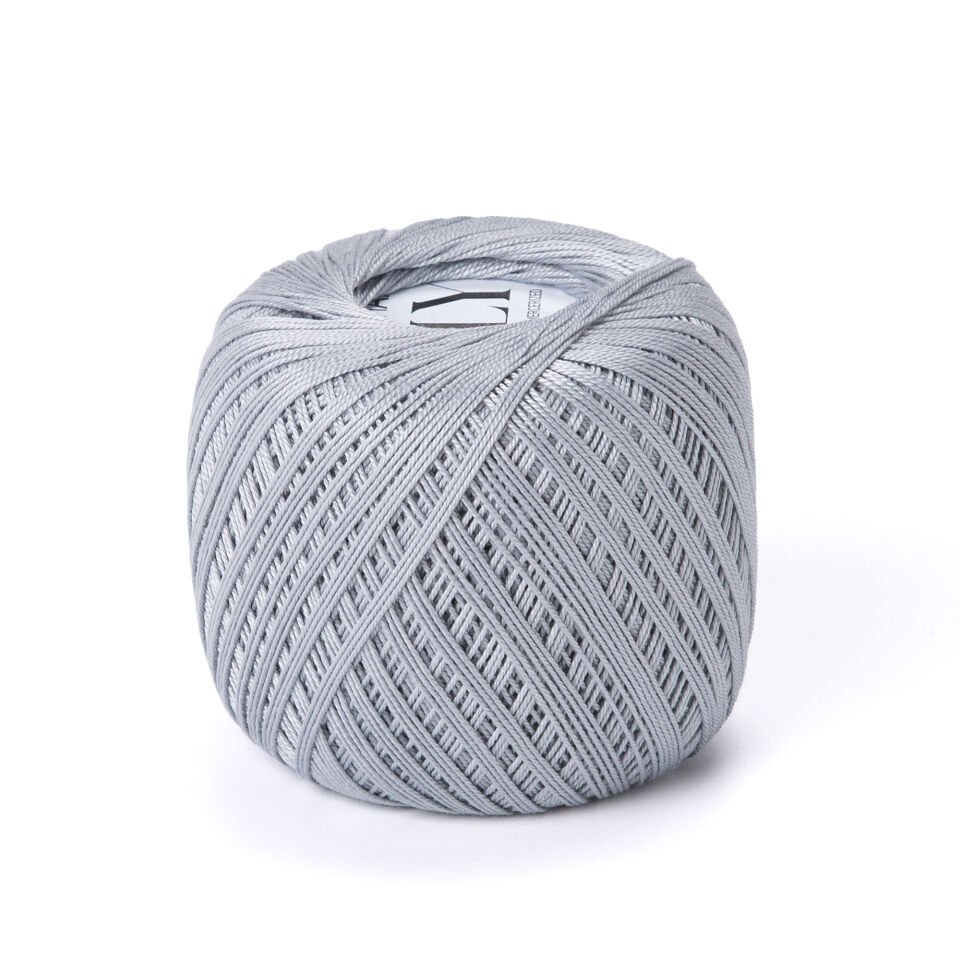 YARNART LILY - MERSERİZE DANTEL İPİ GRİ - 5326