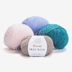 YARNART SILKY WOOL - EL ÖRGÜ İPİ