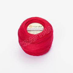 YARNART CANARIAS - MERSERİZE DANTEL İPİ KIRMIZI - 6328