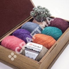 YARNART SILKY WOOL - EL ÖRGÜ İPİ BEYAZ - 347