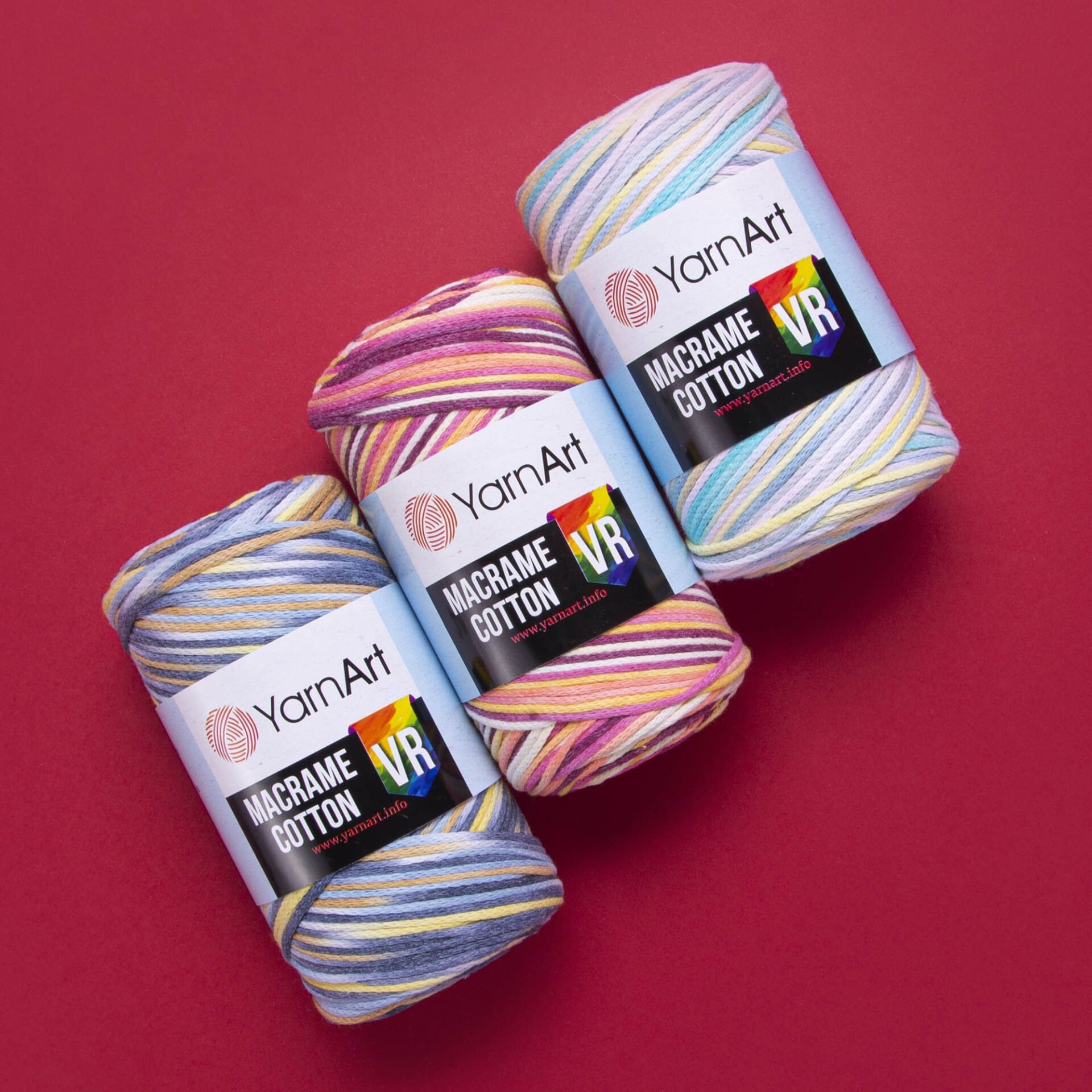 YARNART MACRAME COTTON VR - MAKROME EL ÖRGÜ İPİ