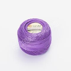 YARNART CANARIAS - MERSERİZE DANTEL İPİ MOR - 6309