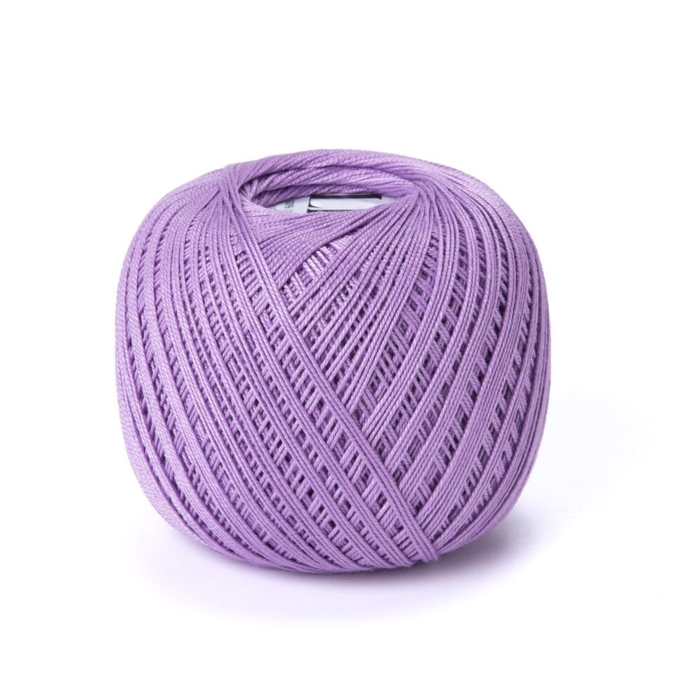 YARNART LILY - MERSERİZE DANTEL İPİ MOR - 6309