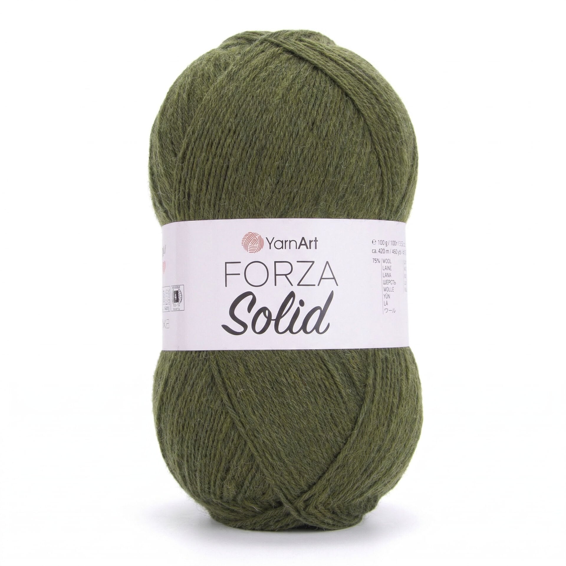 YARNART FORZA SOLID - EL ÖRGÜ İPİ YEŞİL - 4626