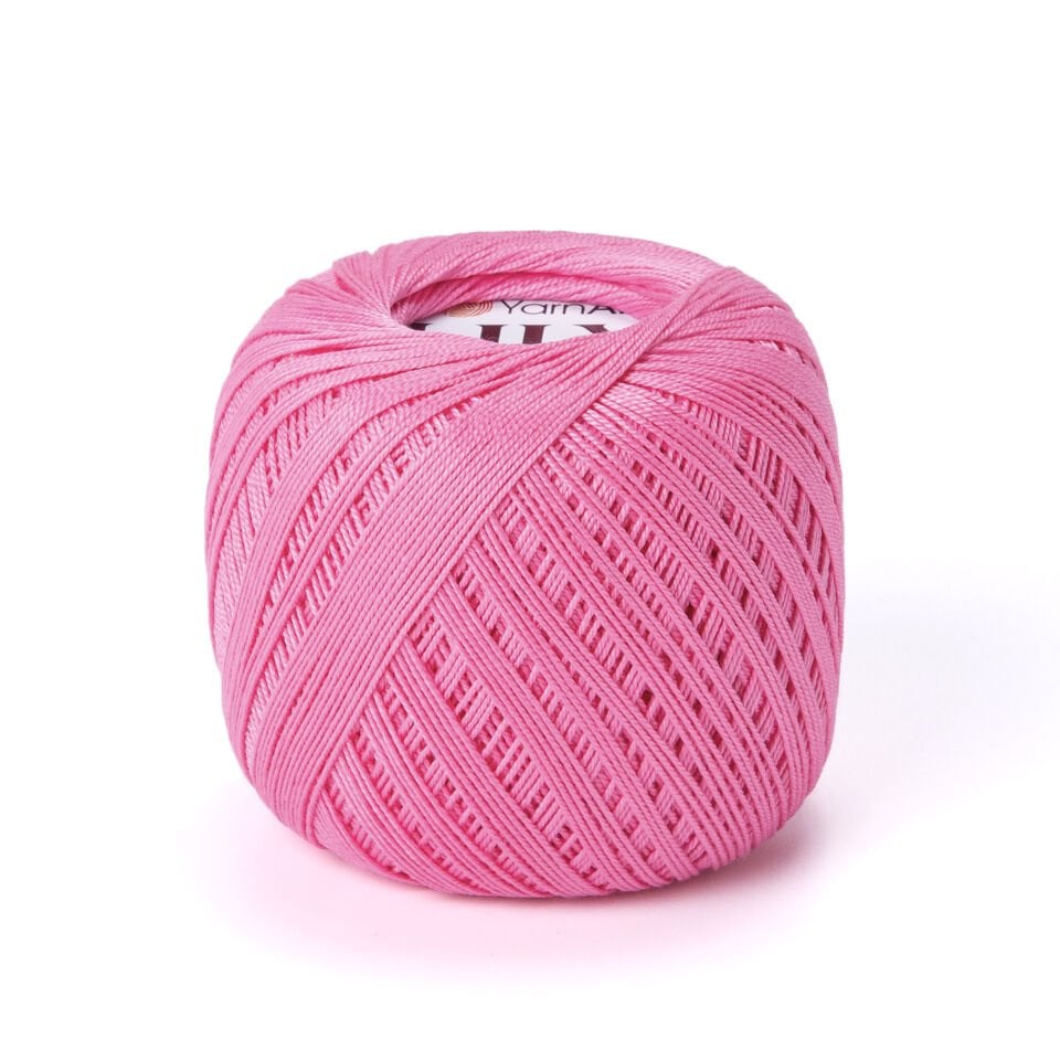 YARNART LILY - MERSERİZE DANTEL İPİ KOYU PEMBE - 5001