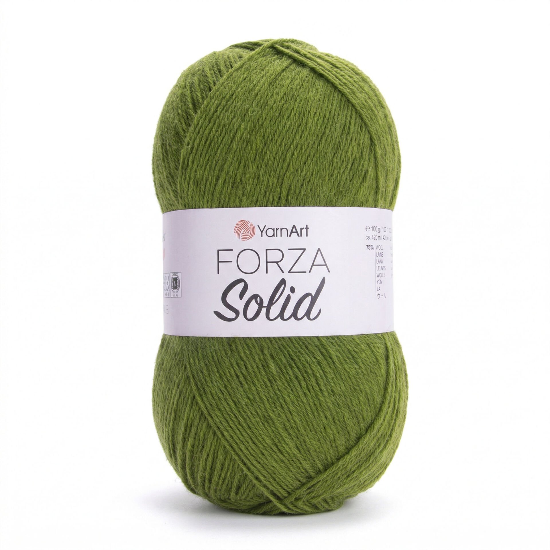 YARNART FORZA SOLID - EL ÖRGÜ İPİ YEŞİL - 4627