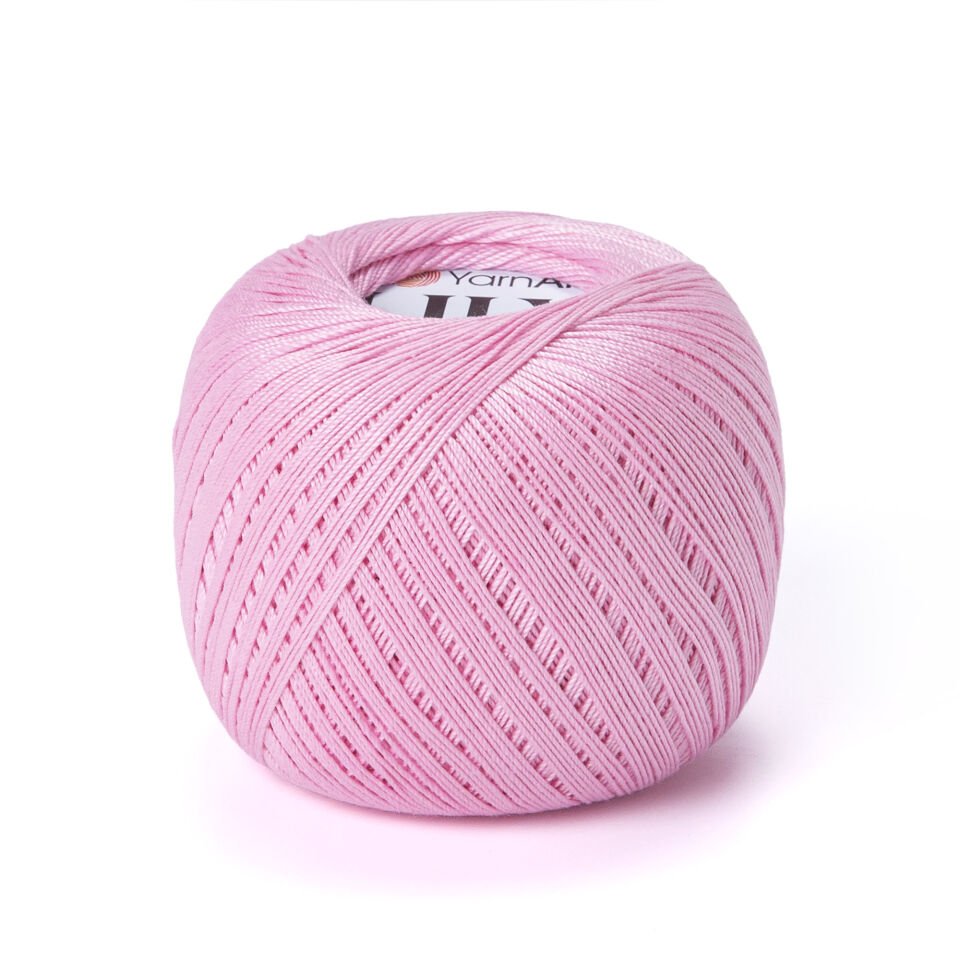 YARNART LILY - MERSERİZE DANTEL İPİ TOZ PEMBE - 319