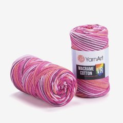 YARNART MACRAME COTTON VR - MAKROME EL ÖRGÜ İPİ EBRULİ - 911