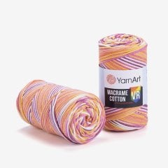 YARNART MACRAME COTTON VR - MAKROME EL ÖRGÜ İPİ EBRULİ - 912