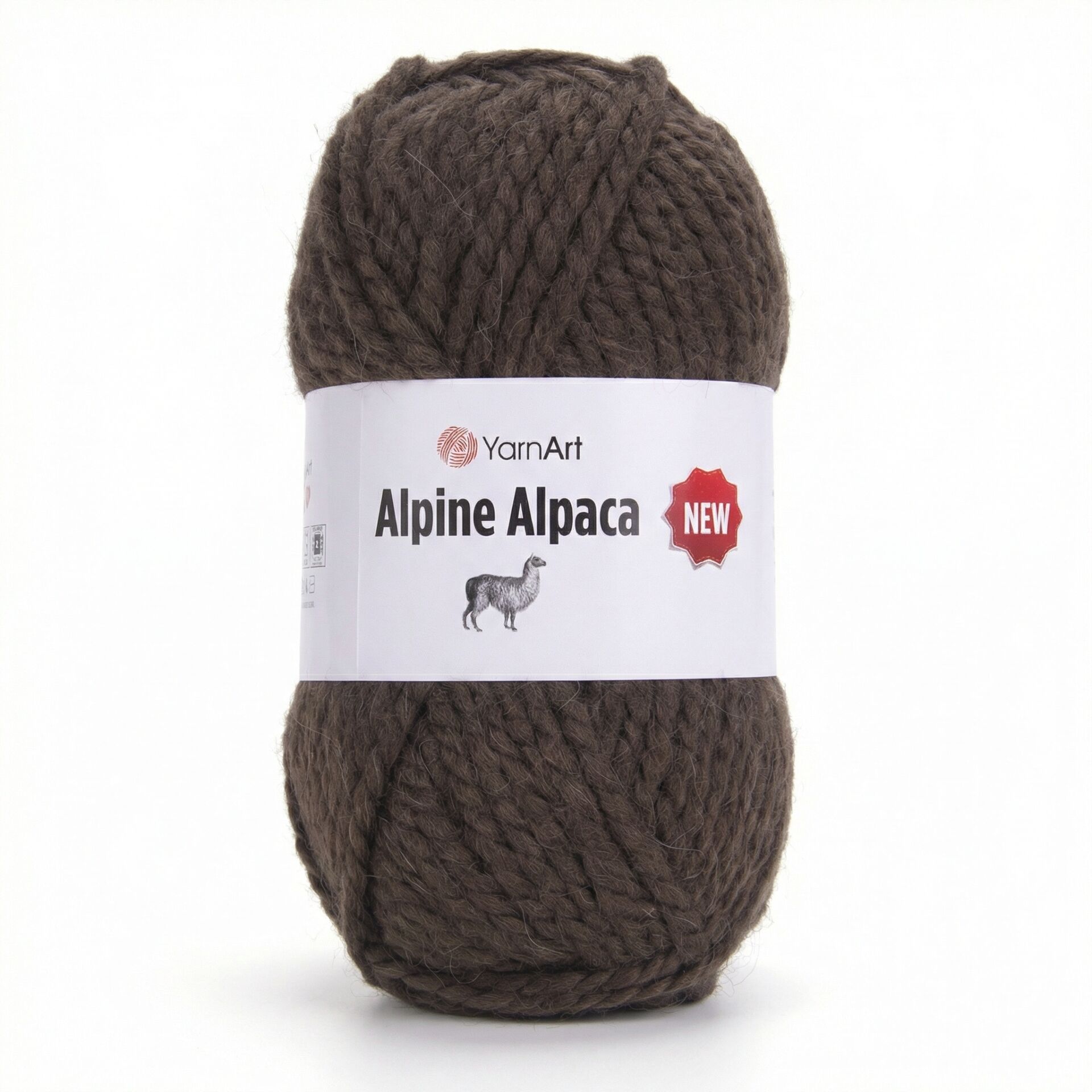 YARNART ALPINE ALPACA NEW - EL ÖRGÜ İPİ KOYU KAHVERENGİ - 1431