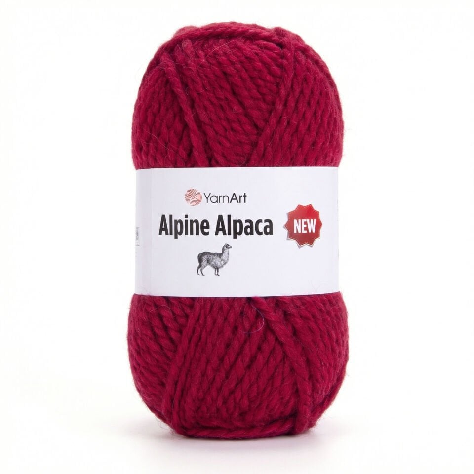 YARNART ALPINE ALPACA NEW - EL ÖRGÜ İPİ KIRMIZI - 1434