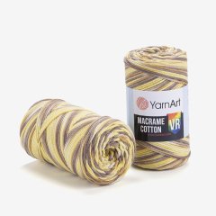 YARNART MACRAME COTTON VR - MAKROME EL ÖRGÜ İPİ EBRULİ - 914