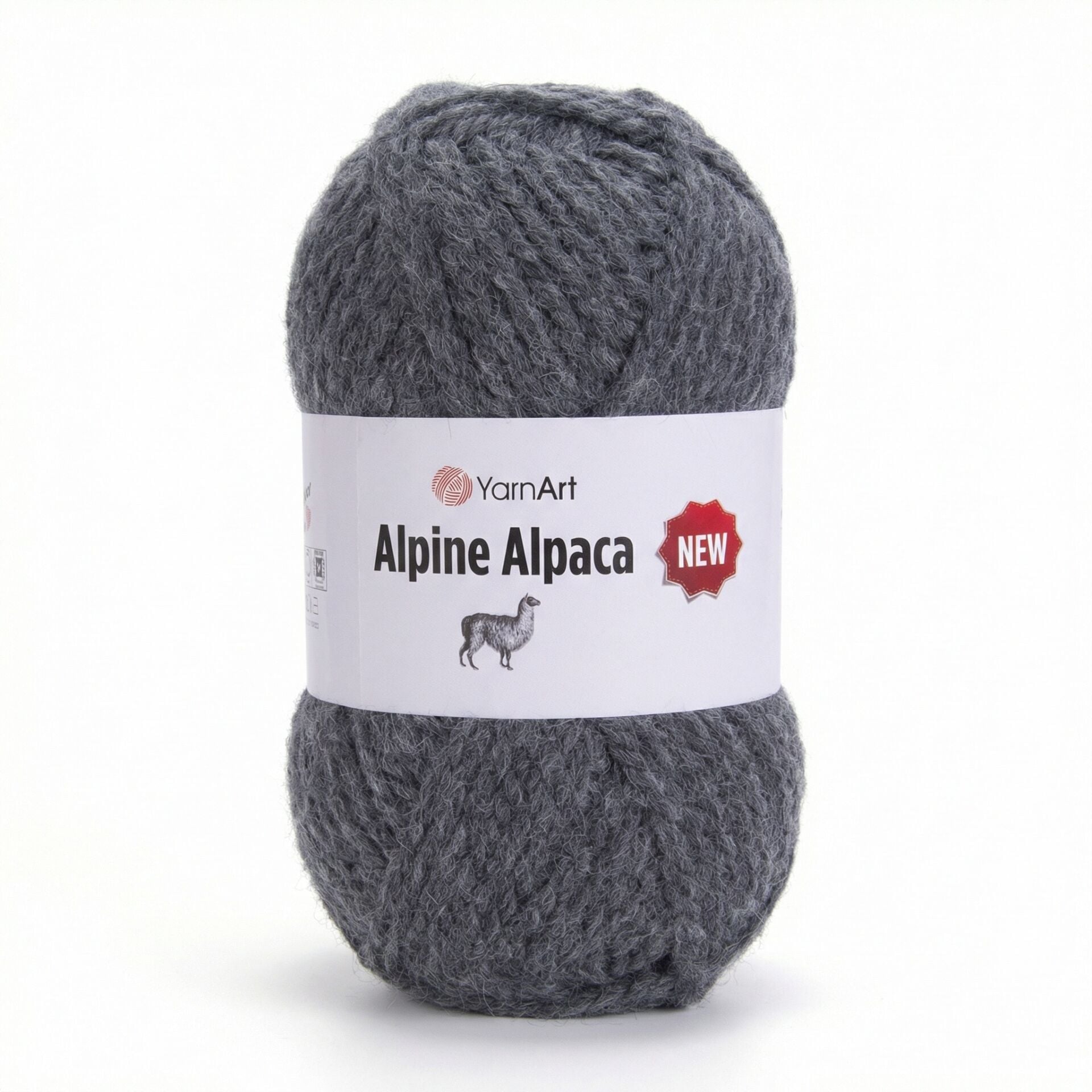 YARNART ALPINE ALPACA NEW - EL ÖRGÜ İPİ KOYU GRİ - 1436