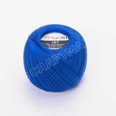 YARNART LILY - MERSERİZE DANTEL İPİ SAKS MAVİSİ - 4915