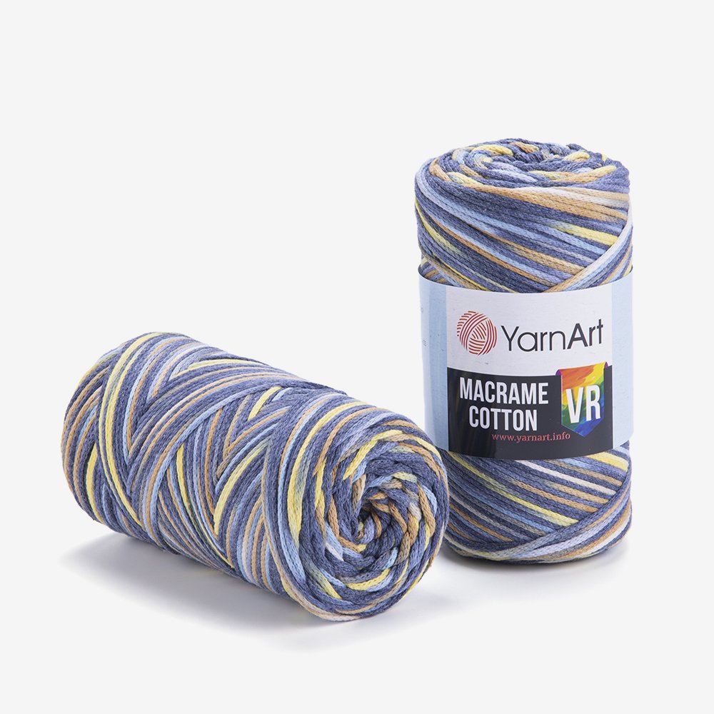 YARNART MACRAME COTTON VR - MAKROME EL ÖRGÜ İPİ EBRULİ - 915