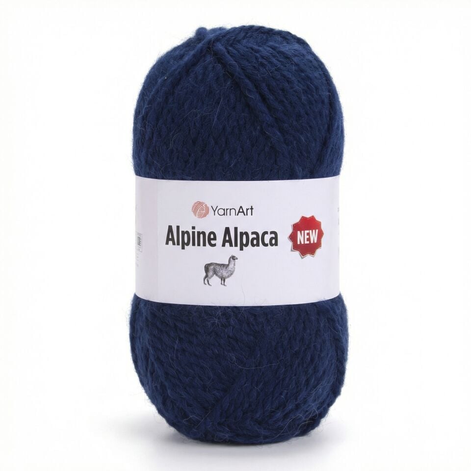 YARNART ALPINE ALPACA NEW - EL ÖRGÜ İPİ LACİVERT - 1437