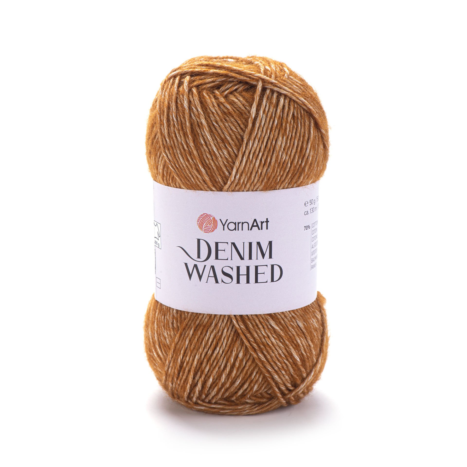 YARNART DENIM WASHED - MELANJ EL ÖRGÜ İPİ TARÇIN - 916