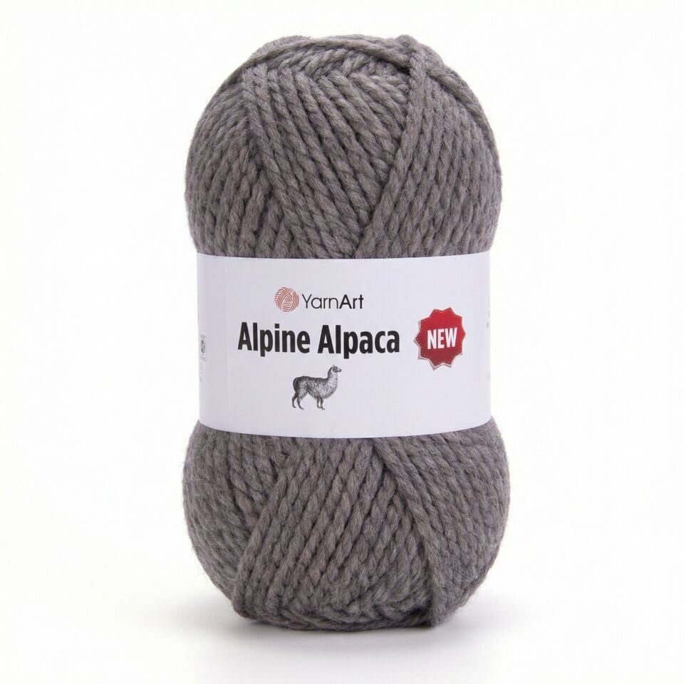 YARNART ALPINE ALPACA NEW - EL ÖRGÜ İPİ KAHVERENGİ - 1438