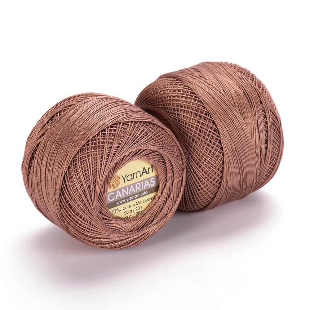 YARNART CANARIAS - MERSERİZE DANTEL İPİ SÜTLÜ KAHVE - 0015