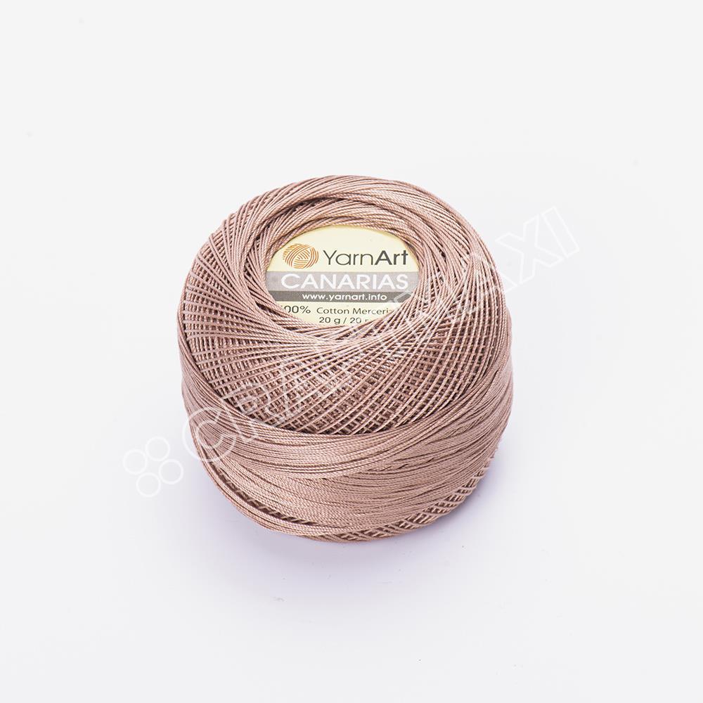 YARNART CANARIAS - MERSERİZE DANTEL İPİ SÜTLÜ KAHVE - 0015