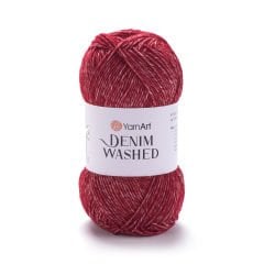YARNART DENIM WASHED - MELANJ EL ÖRGÜ İPİ BORDO - 918