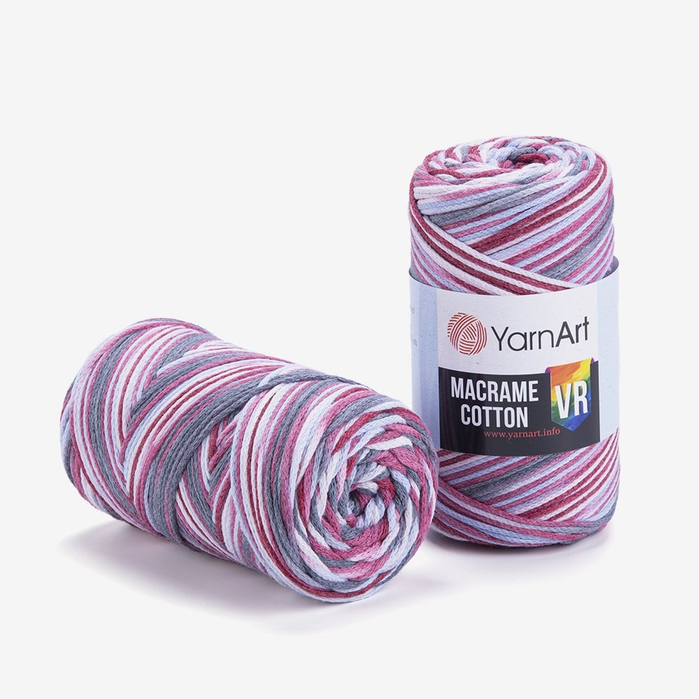 YARNART MACRAME COTTON VR - MAKROME EL ÖRGÜ İPİ EBRULİ - 917