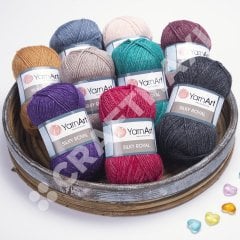 YARNART SILKY ROYAL - EL ÖRGÜ İPİ SİYAH - 435