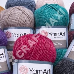 YARNART SILKY ROYAL - EL ÖRGÜ İPİ SİYAH - 435