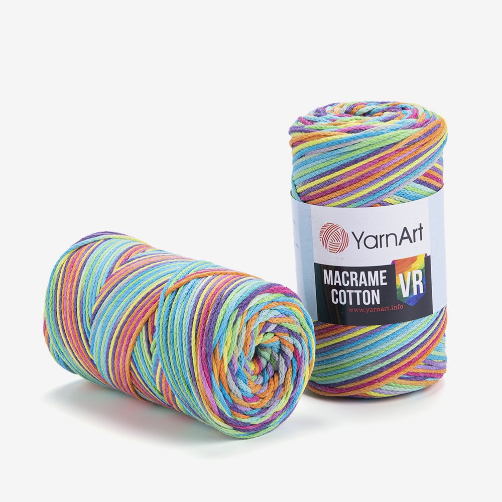YARNART MACRAME COTTON VR - MAKROME EL ÖRGÜ İPİ EBRULİ - 919