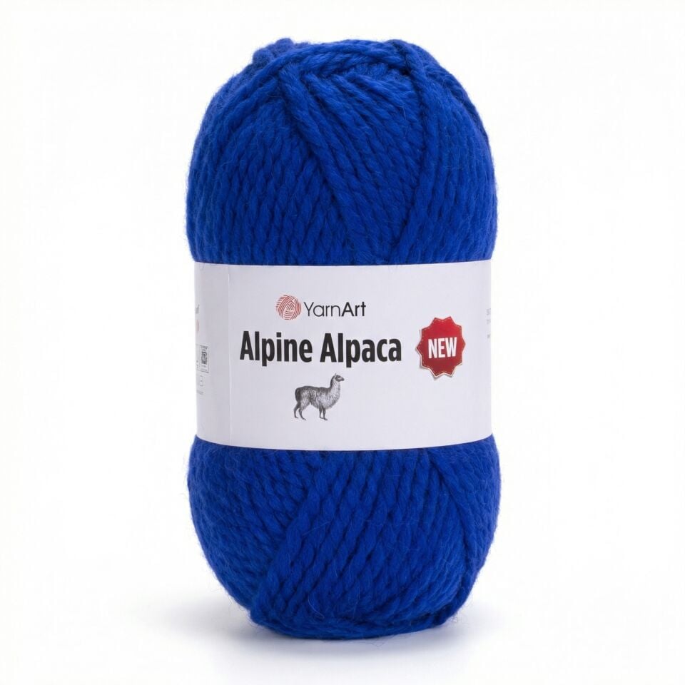 YARNART ALPINE ALPACA NEW - EL ÖRGÜ İPİ SAKS MAVİSİ - 1442
