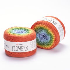 YARNART FLOWERS - EBRULİ EL ÖRGÜ İPİ EBRULİ - 255