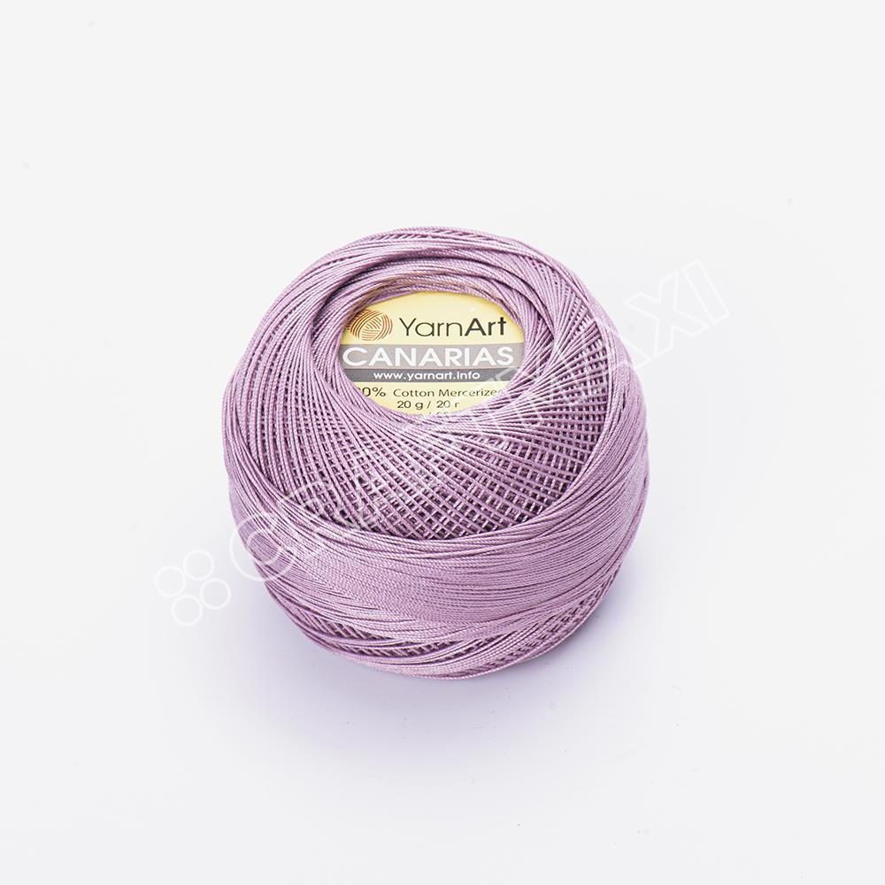 YARNART CANARIAS - MERSERİZE DANTEL İPİ LİLA - 4931