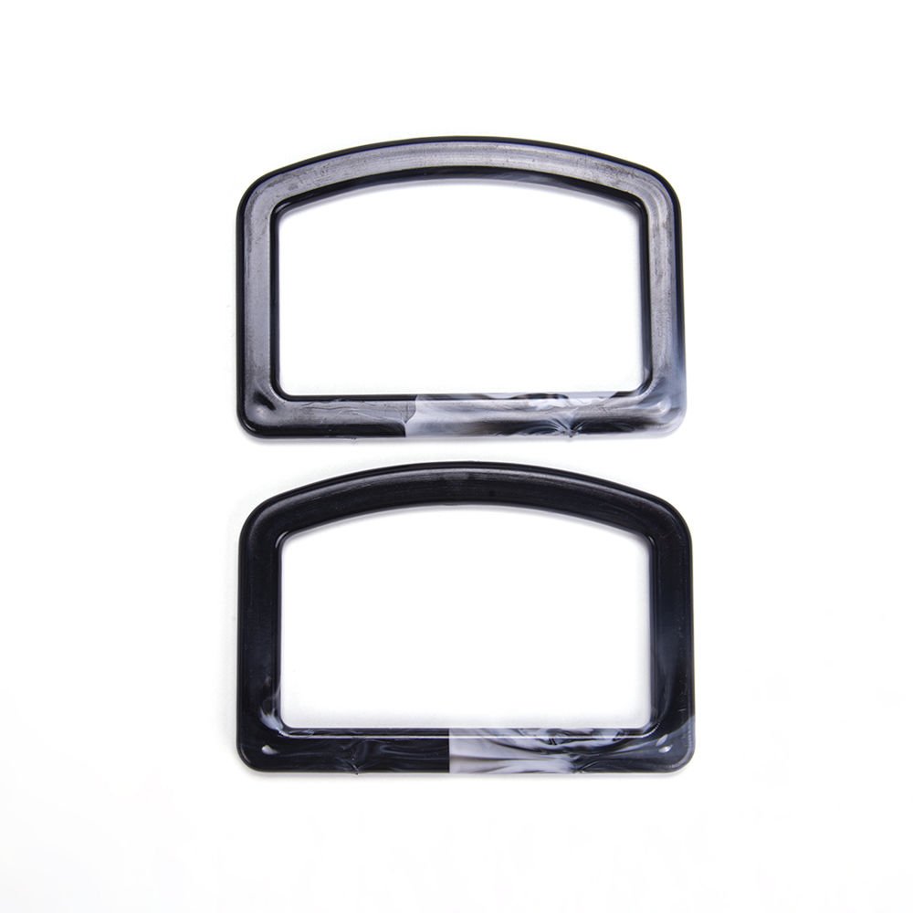 AKRİLİK DİKDÖRTGEN ÇANTA SAPI 2 ADET SİYAH